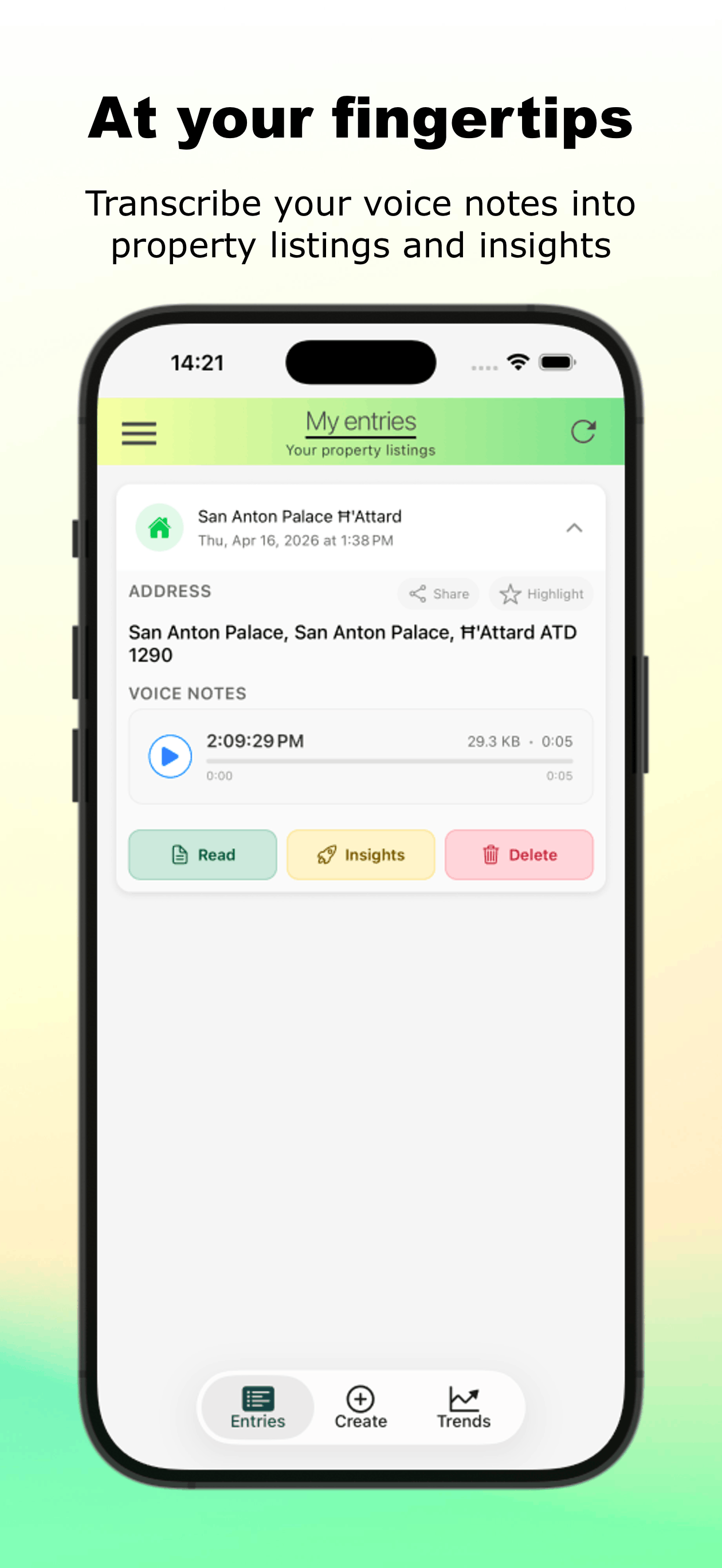 Malta Agent App